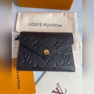 Louis Vuitton Black Victorine Wallet